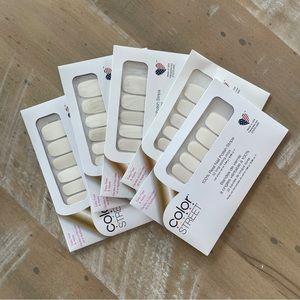 Clear as Day Color Street Nail Polish Strips Topcoat New With Package - #1